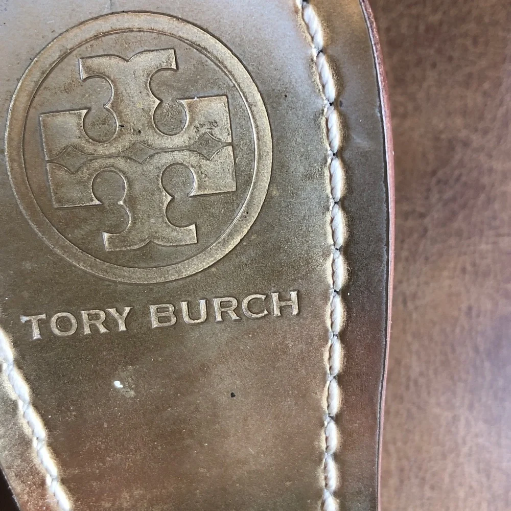 Tory Burch Metallic Gold Sandals